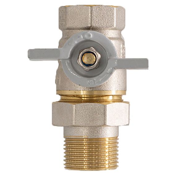 Кран CTM шар. 1 с накид. гайкой бабочка СТАНДАРТ CWAFM001 купить в Москве и Московской области по низкой цене с доставкой по России — (3) Кран CTM шар. 1 с накид. гайкой бабочка СТАНДАРТ CWAFM001 — (3)