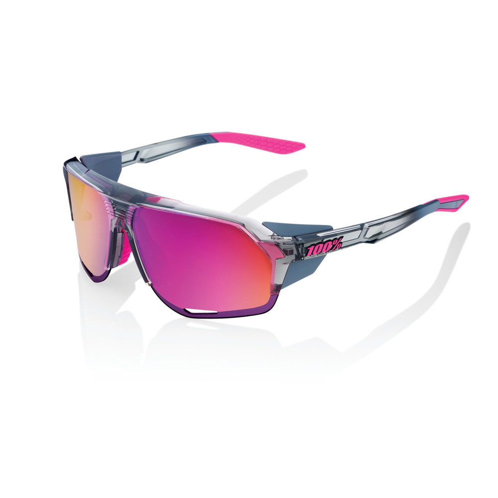 Спортивные очки 100% Norvik / Polished Translucent Grey / Purple Multilayer Mirror Lens
