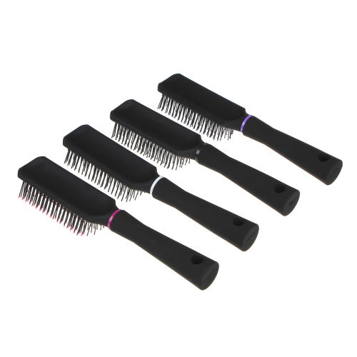 Расческа массажная Классика, пластик, 22см, 4 цвета