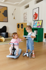 Самокат-качалка Mini Micro Deluxe Rock & Go LED, голубой