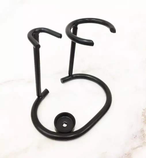 Подставка для помазка и станка KURT, чёрный, К_90007BL