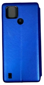 Чехол книжка Realme C21 с силиконовой вставкой Dark Blue Zibelino