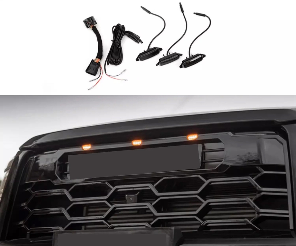 Набор LED-ламп в решётку радиатора (жёлтые) для Haval H5
