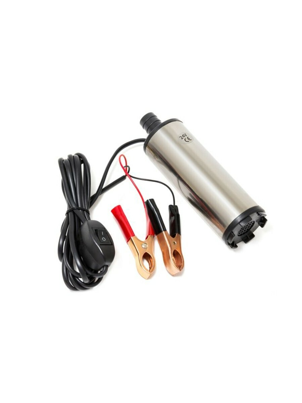 Насос для перекачки топлива (24V, 60W, 30л/мин, ?51мм, ? выходного отв. 19мм) Forsage F-ST33-14