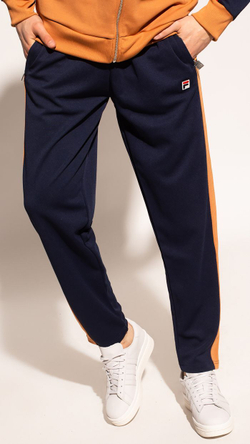 Мужские теннисные штаны Fila Haverd Track Pants Men - black iris/hazel