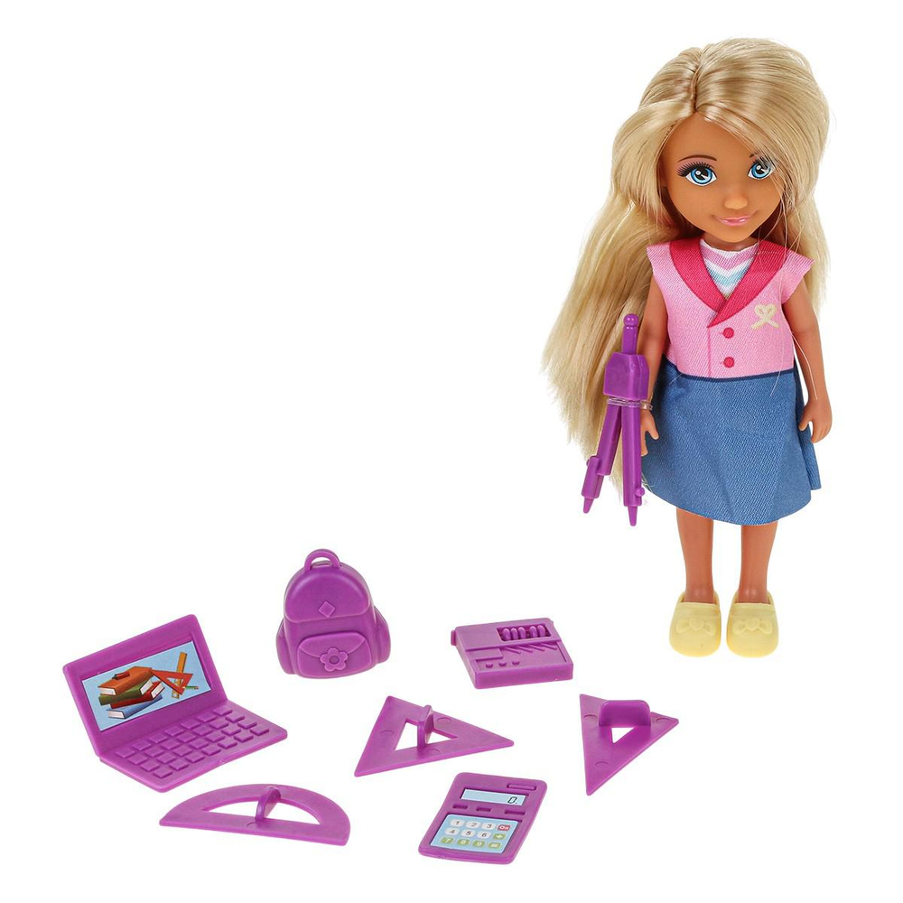 Кукла тип модница с аксесс. коробка 606056