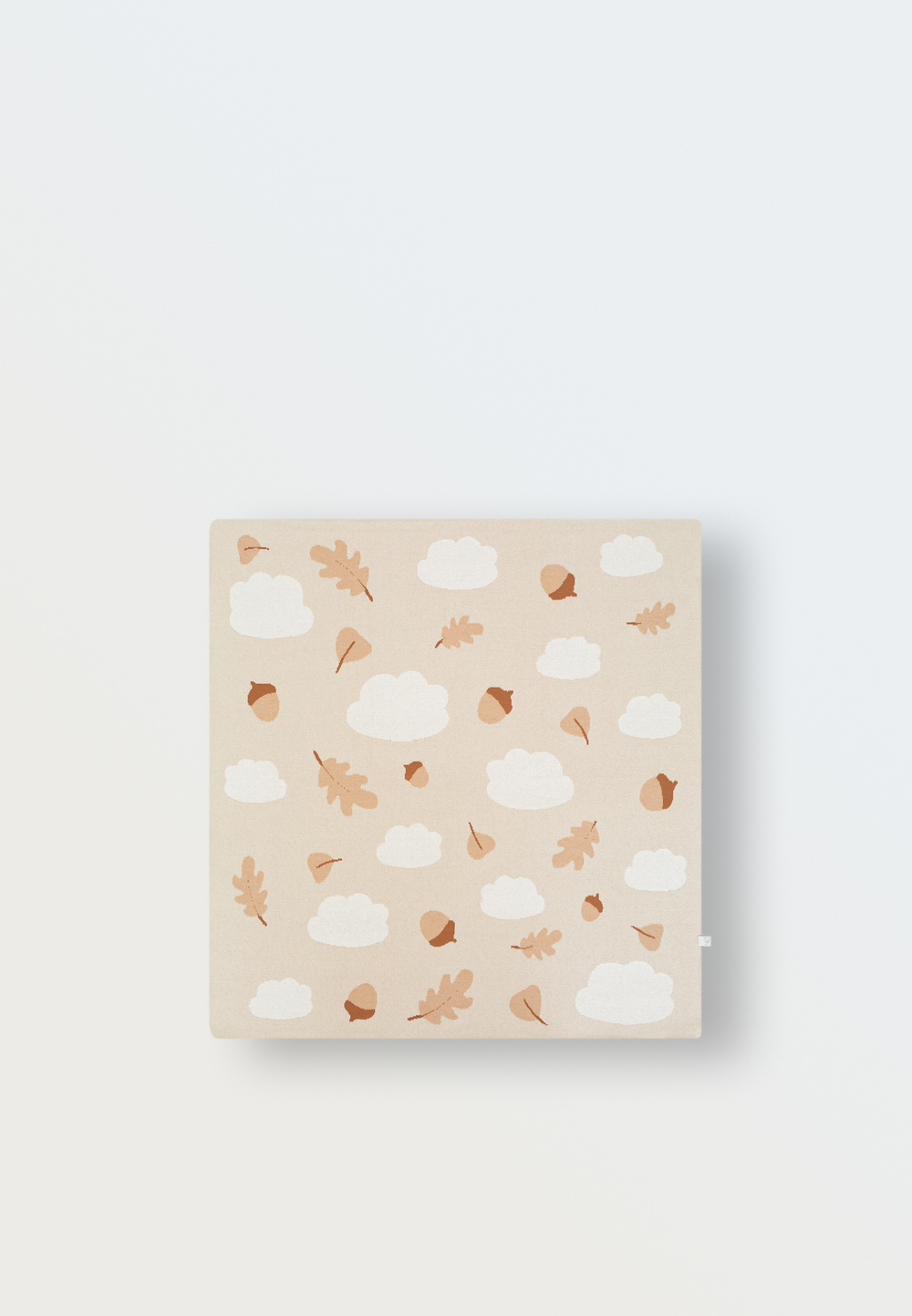 Плед вязаный Simple (желуди)