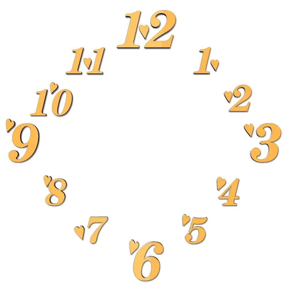 Комплект элементов для 3D часов/ Модель D5