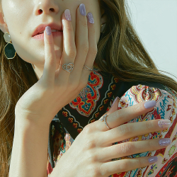 ohora Gel Nail Sticker N Afterglow - наклейки для ногтей, 30 шт.
