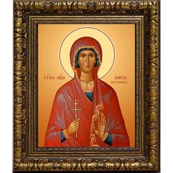 Мария Пергамская мученица. Икона на холсте.