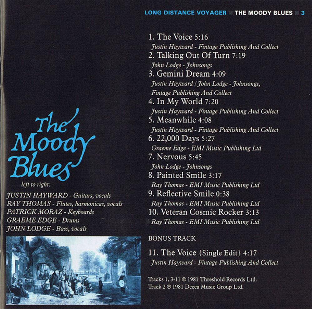 The Moody Blues / Long Distance Voyager (CD)