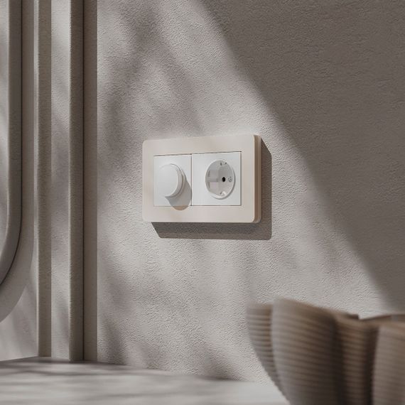 Рамка Werkel Split на 2 поста айвори/белый W0023066 4690389206054