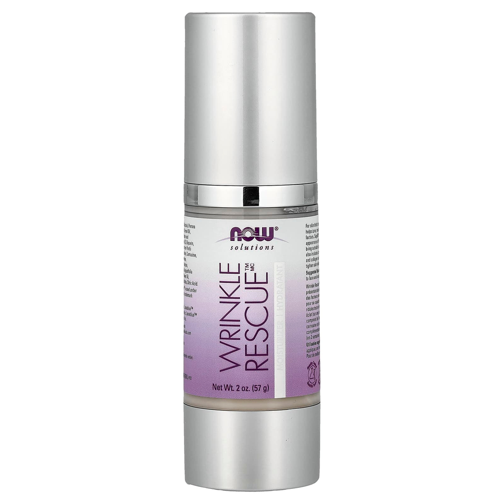 NOW Foods, Solutions, увлажняющий крем Wrinkle Rescue™, 57 г (2 унции)