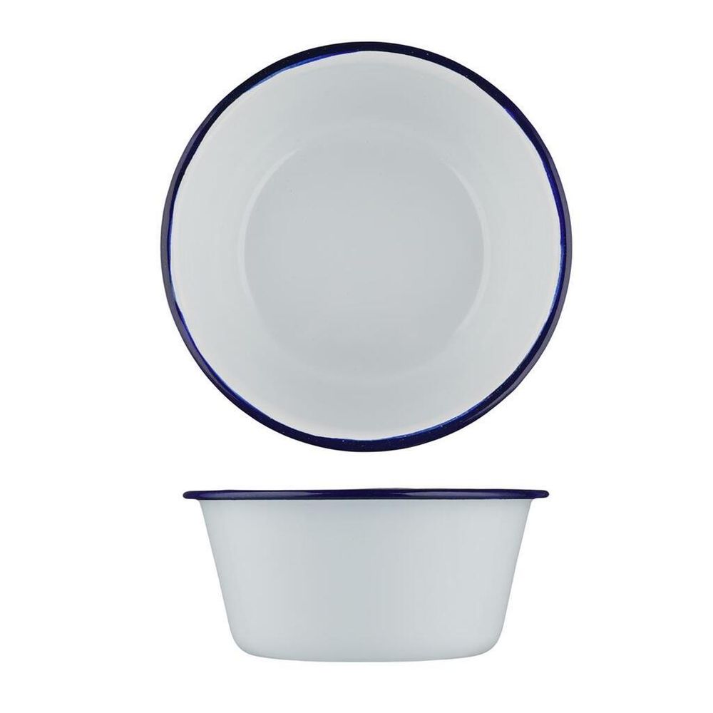 Салатник 2250 мл d 20,5 см h10 см Blue Rim эмалированая сталь SUNNEX [1]