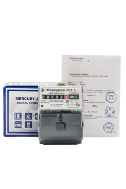 Счетчик электроэнергии однофазный Меркурий 201.7 (5-60А)
