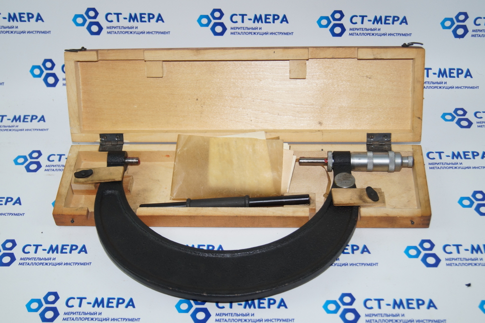 Микрометр МК-200 (175-200мм.) Цена деления 0,01мм. Кл.2 Тв. сплав. ГОСТ 6507-60 с хранения СССР