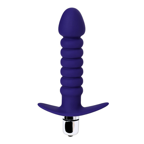 Фиолетовый анальный вибратор 14см ToyFa ToDo Condal 358006