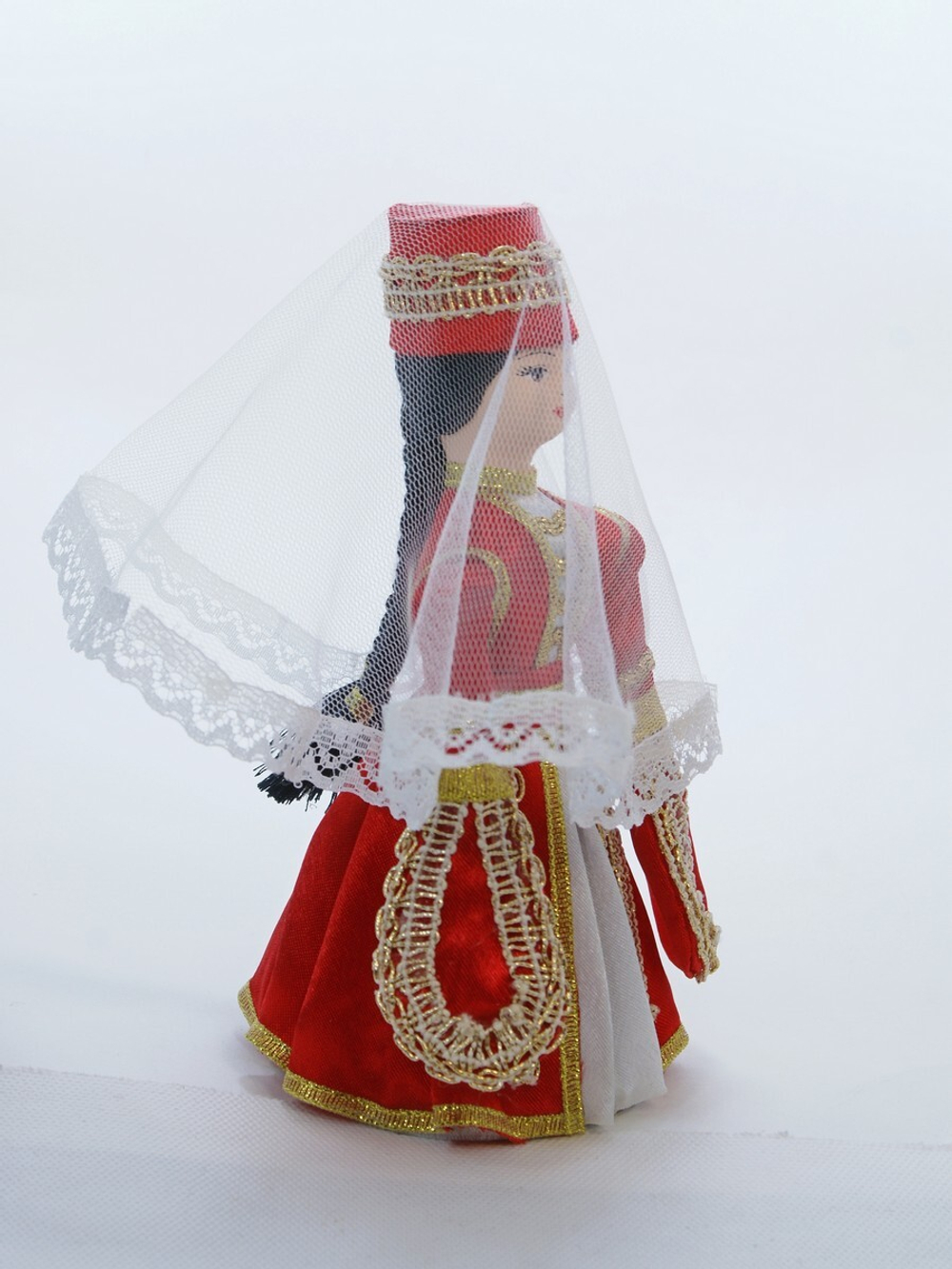 Кукла коллекционная в Кабардинском женском костюме