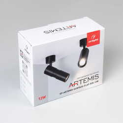 Светильник SP-ARTEMIS-SURFACE-FLAP-R55-12W Day4000 (BK, 8-80 deg, 230V) (Arlight, IP20 Металл, 5 лет) 051794