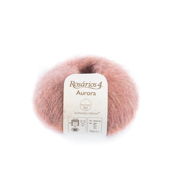 Пряжа ROSARIOS 4 Aurora (70% кид мохер, 30% шёлк)