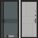 Дверь входная Лабиринт ISSIDA 21 Грей софт