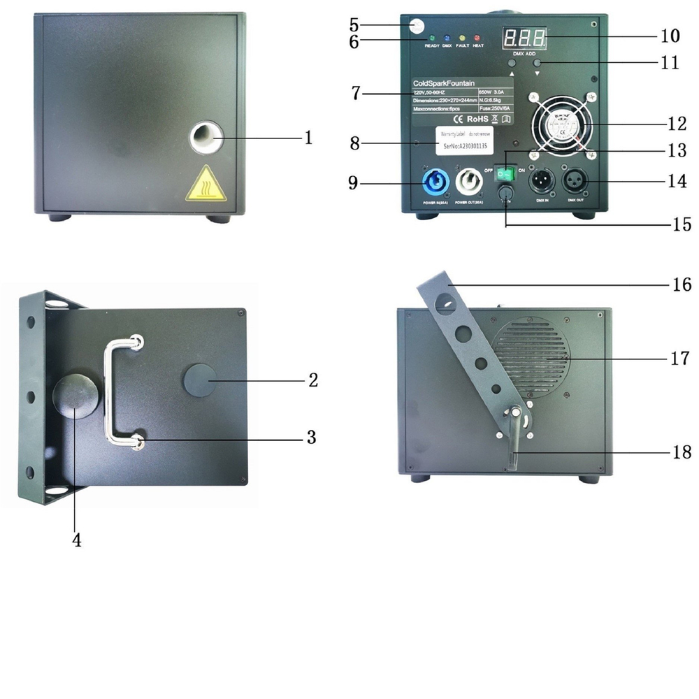 MK-E17 Horizontal Spray Cold Spark Welding Machine