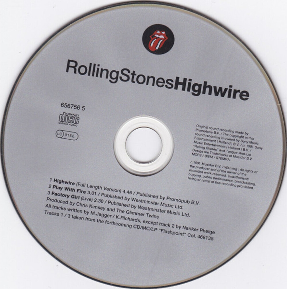The Rolling Stones / Highwire (CD Single)