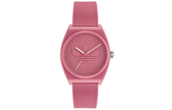 Adidas Originals STREET Wrist Watch Quartz Movement Resin Strap 38mm Pink Watch Dial Men"s Watches 50m Water Resistant