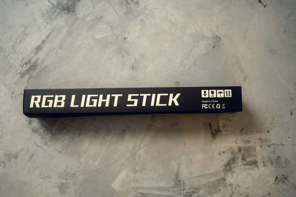 Видеосвет RGB лампа (палка) 50 см с пультом Light Stick LED светодиодный светильник меняющий цвет освещения моделей и предметов для съемки