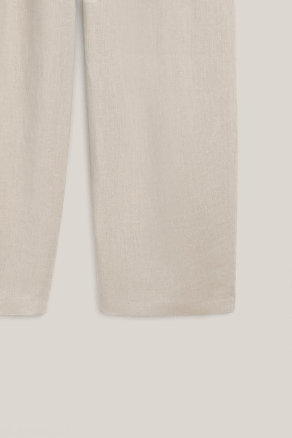 Massimo Dutti Брюки со вытачками - Limited Edition, песочный