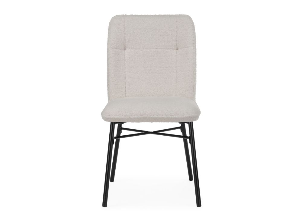 Стул на металлокаркасе Denis beige / black