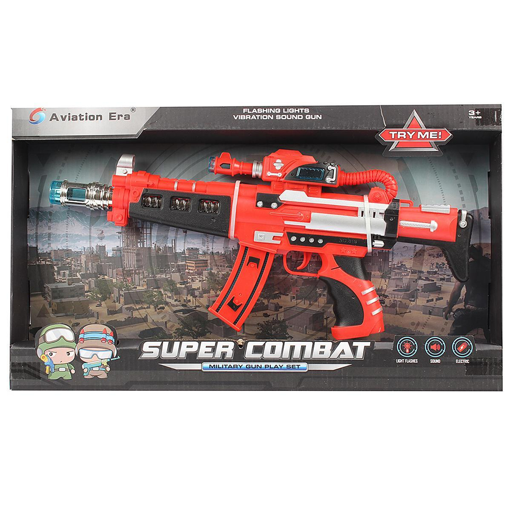 Автомат на бат. свет/звук. коробка F8558-8A