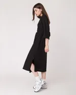 Платье FOS На запах Черное