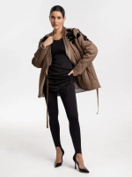 Телогрейка black FLOWERS, хаки