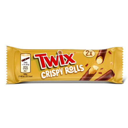 Хрустящие вафли TWIX Crispy rolls 22.5 гр