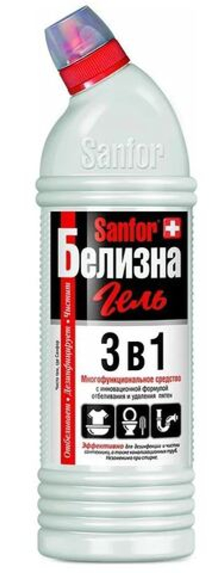 Гель 3 в 1 SANFOR Белизна 1000 г