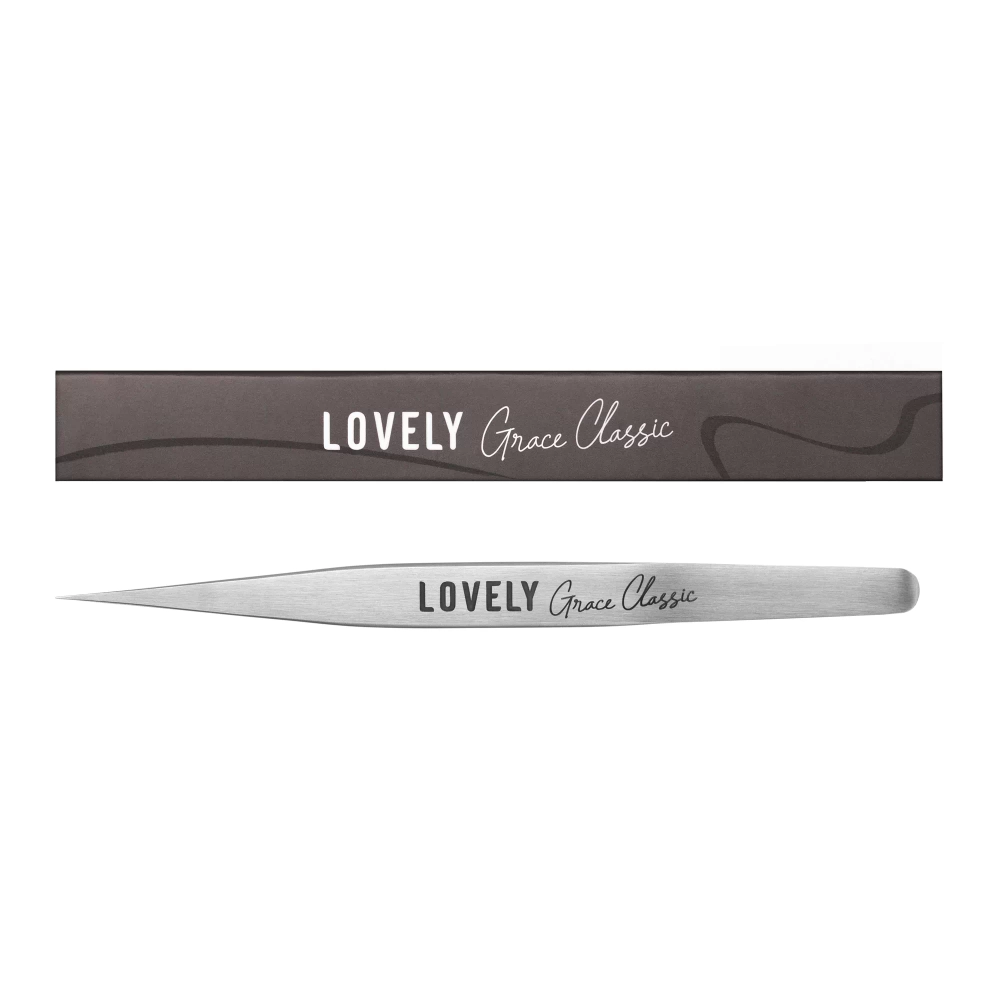 Пинцет для наращивания ресниц Lovely, серия Grace Classic, тип Прямой