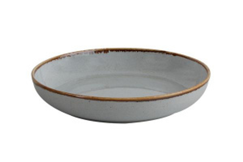 Салатник глубокий 22 см, цвет серый Seasons