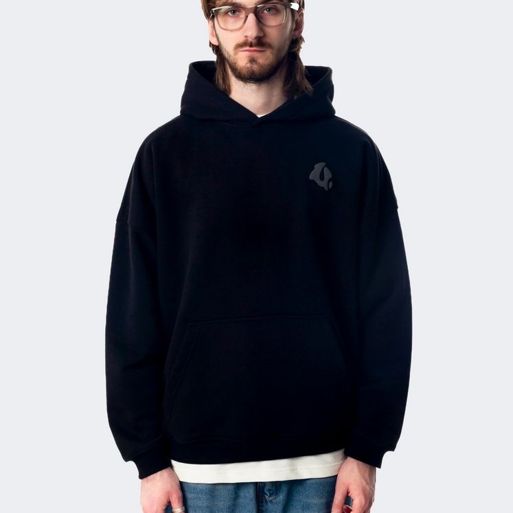 Худи UNIFORM EVERYDAY Bubble, черный, утеп.