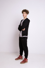 Спортивный костюм PULSE OF RAIN черный на молнии