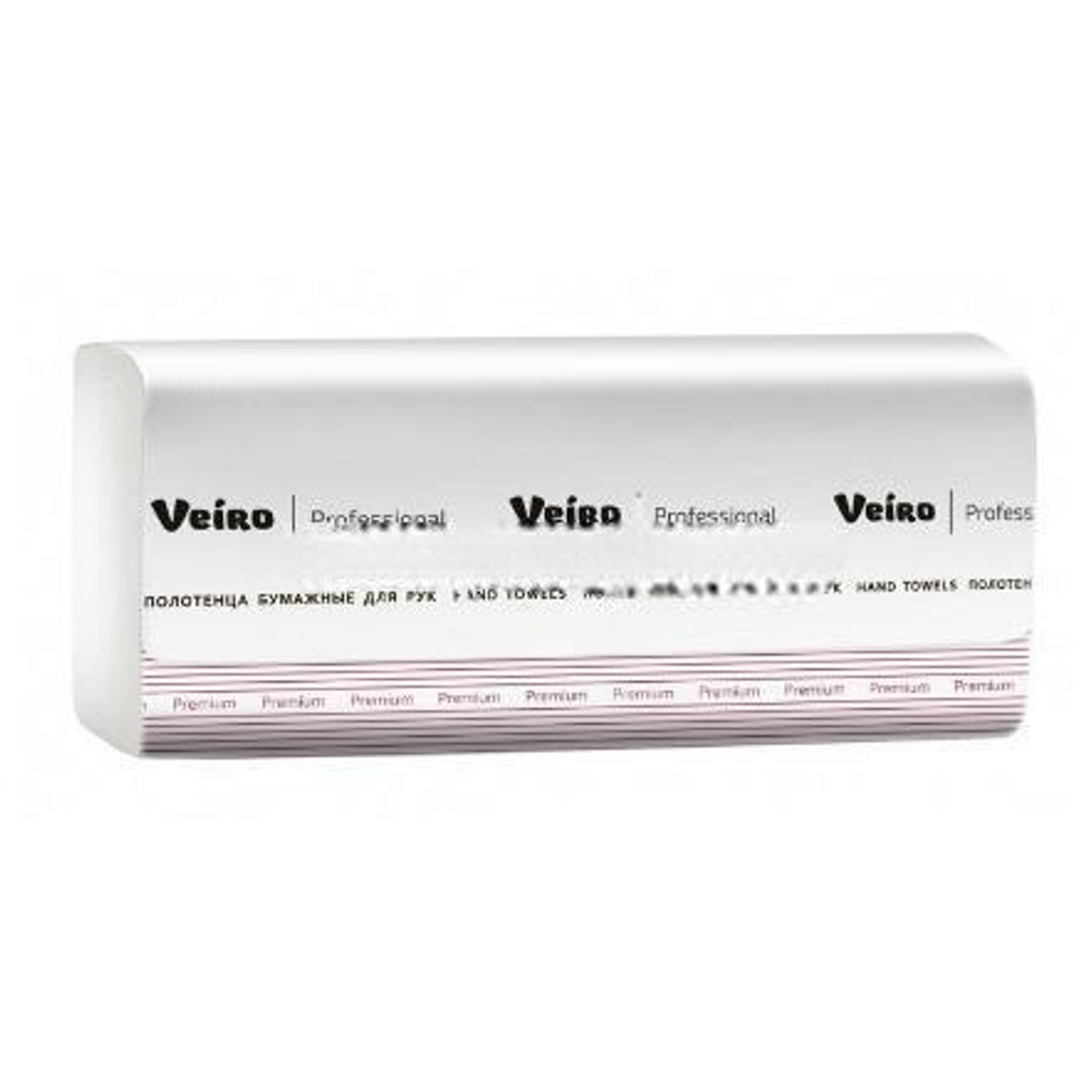 Полотенца бумажные V-сложение 2сл. (200 л.) Veiro Professional Premium (1/20 пачек) KV306