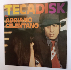 Винтажная виниловая пластинка LP Adriano Celentano Tecadisk (Italy 1977) poster