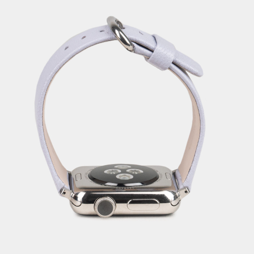Ремешок для Apple Watch 40/41/42 mm из кожи козы, цвета сирени