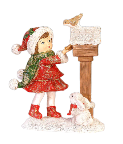 Девочка с почтовым ящиком