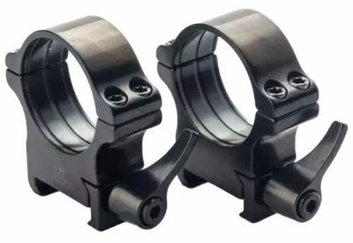 Кольца Rusan быстросъемные Picatinny на 34мм H18 рычажные (050P-34-18-R)