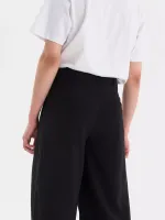 Брюки FOS Широкие из вискозы Черные