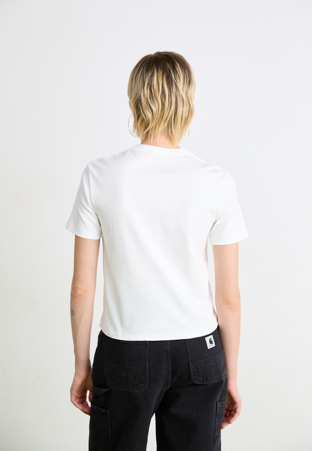 Carhartt WIP LUCA  - Базовая футболка - Белый