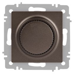 Светорегулятор Intro Accent 6-401-08 поворотный, 600Вт 230В, IP20, СУ, бронза