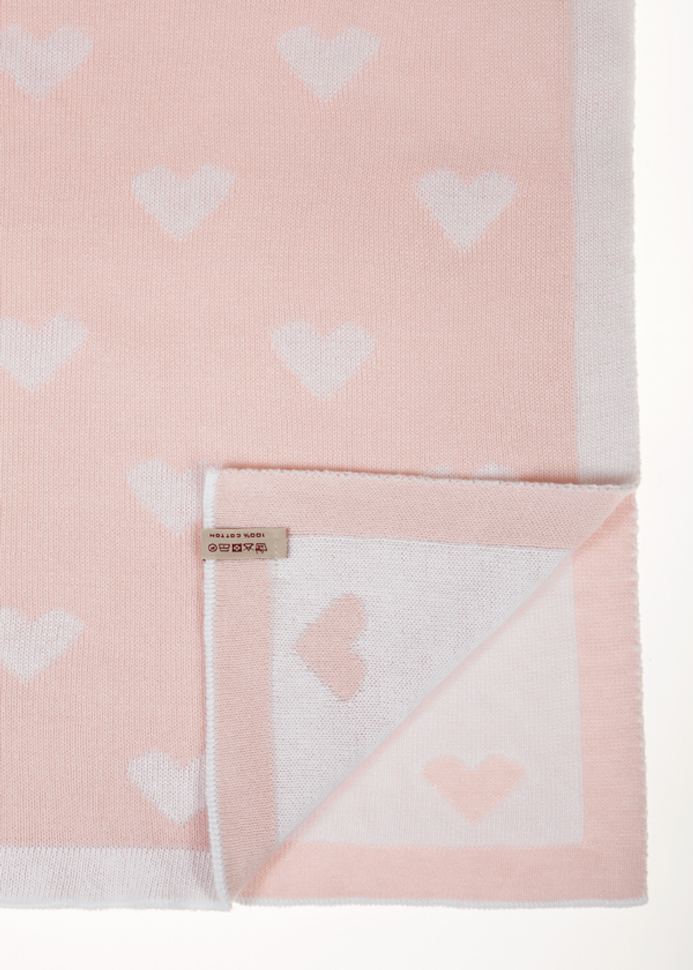 Элитный плед детский Imperio 243 розовый от Luxberry фрагмент