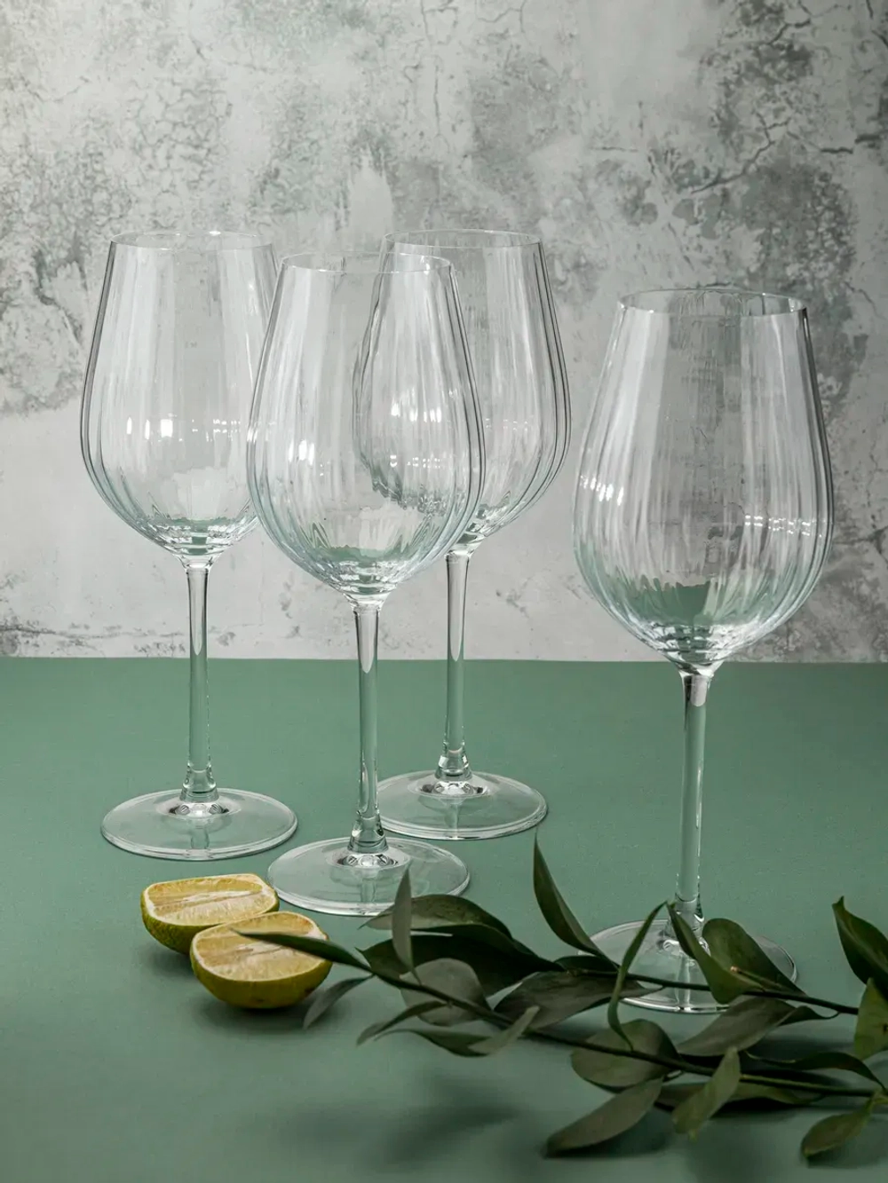 Набор бокалов для вина, 600 мл, 2 шт. прозрачные